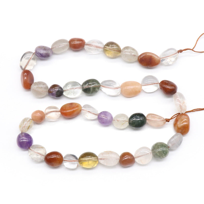 Crystal Irregular Heterogeneous Hair Crystal with Loose Beads