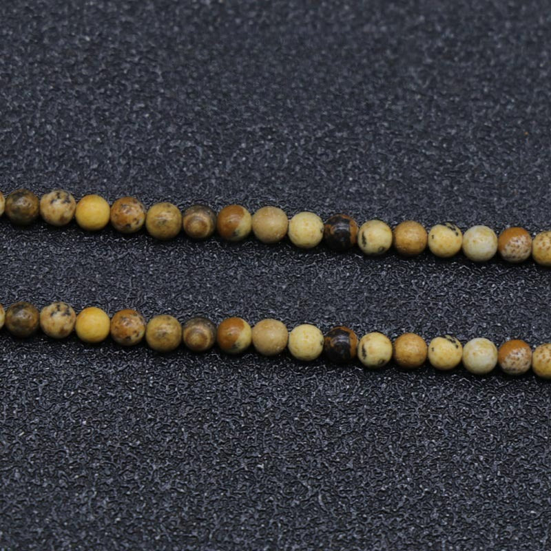 Natural Crystal Agate 2mm Round Beads
