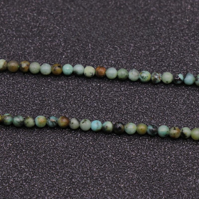 Natural Crystal Agate 2mm Round Beads