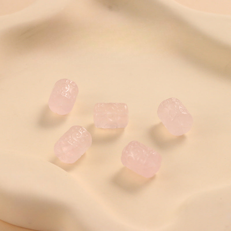 Pure Natural Powder Crystal Paper Pattern Beads