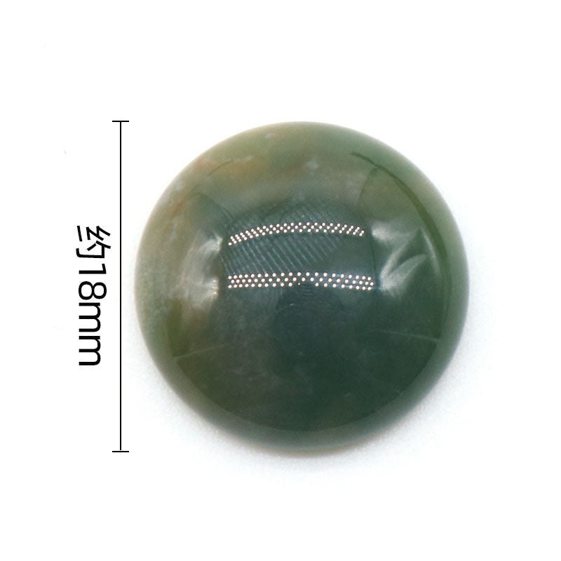 Round Ring Surface Natural Crystal Single Curved Surface Round Geometric