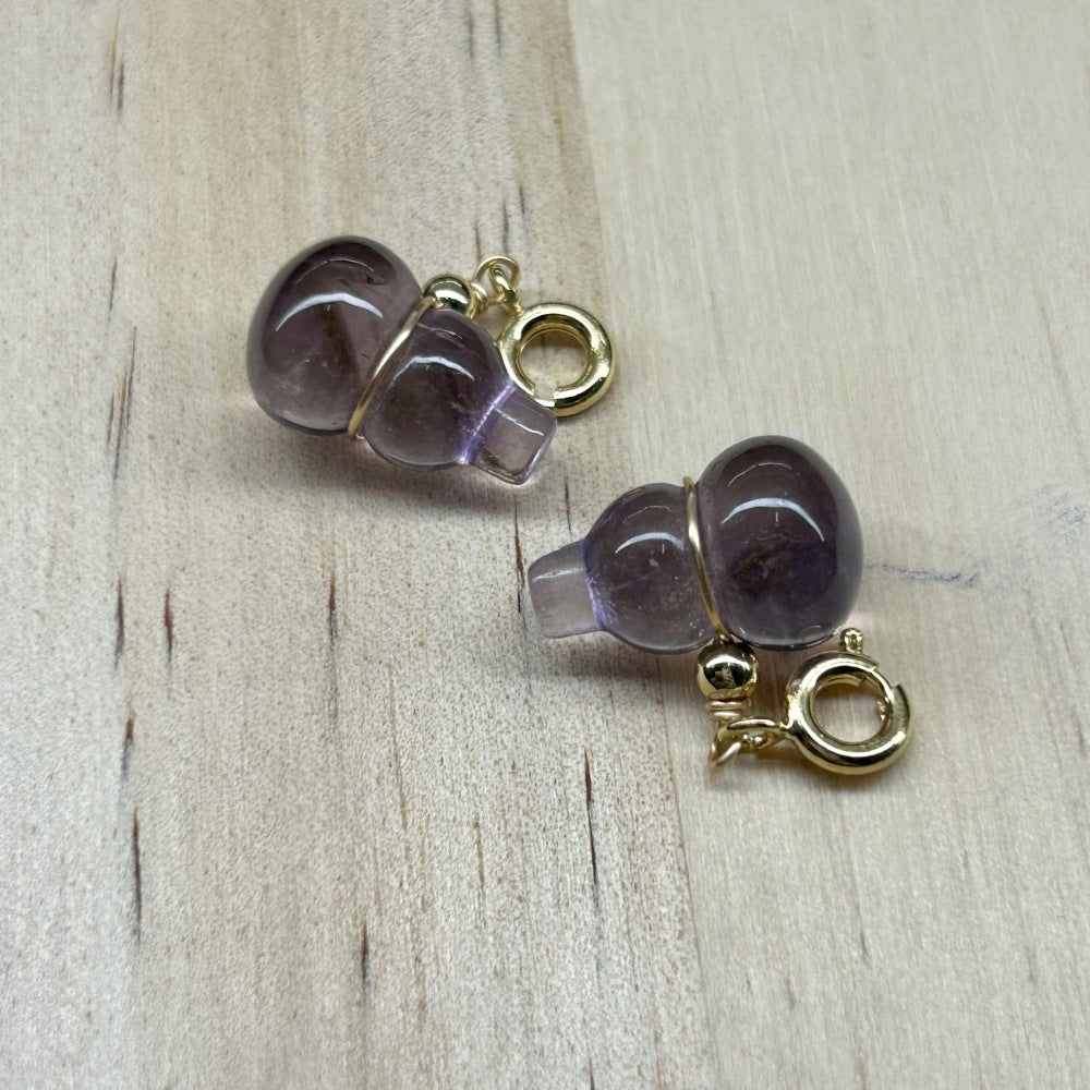 Natural Amethyst Gourd Simple and Versatile Wind Small Carry