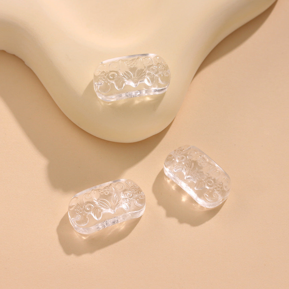 Natural White Crystal Fox Brand Accessories