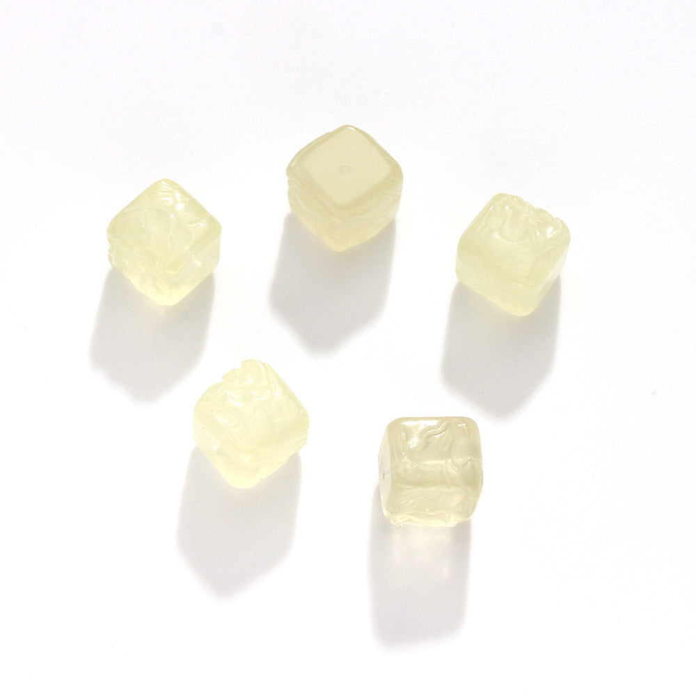 Natural Lemon Citrine Sugar Cube