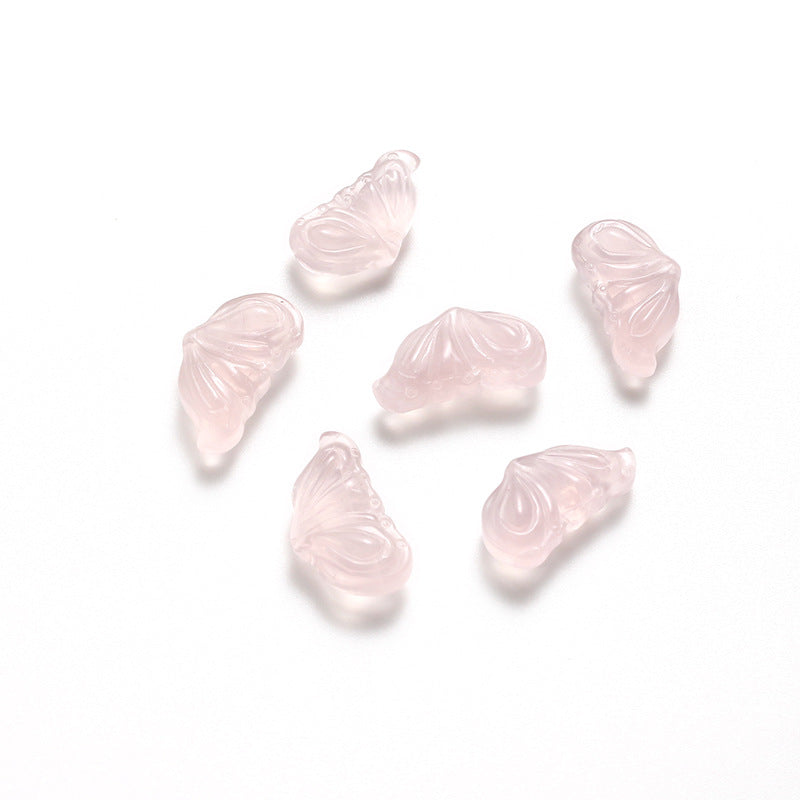 Natural Powder Crystal Butterfly Wing Carving No Dyeing