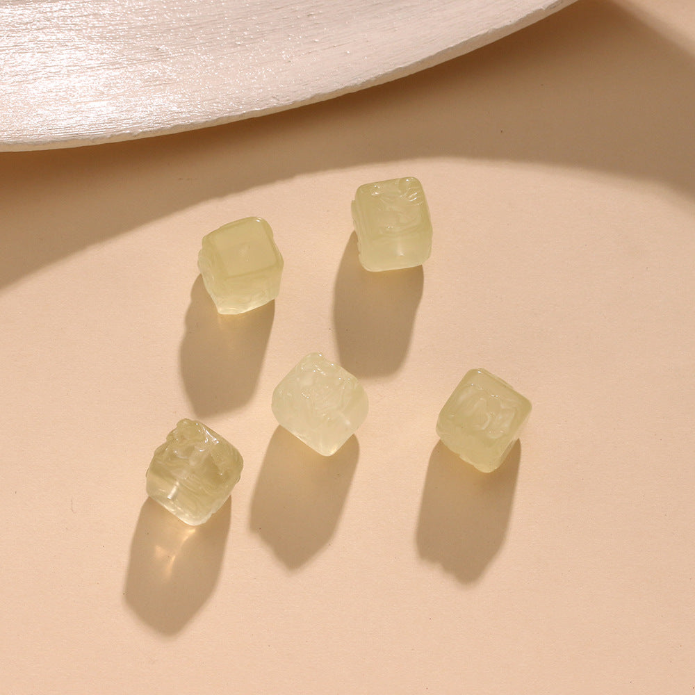 Natural Lemon Citrine Sugar Cube