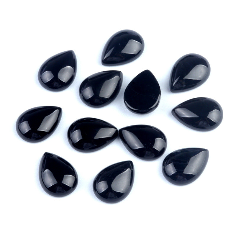 Water Drop Ring Surface Natural Crystal Single Curved Surface Geometric