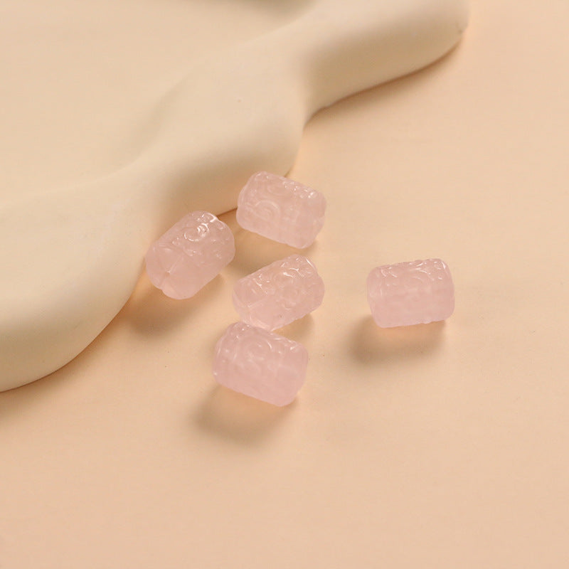 Pure Natural Powder Crystal Paper Pattern Beads