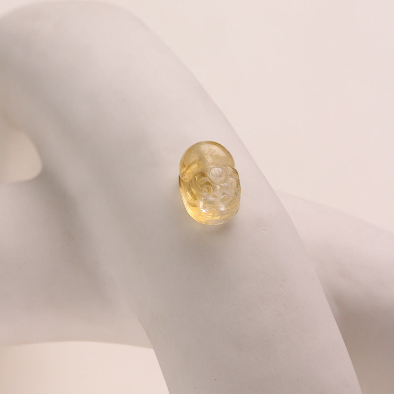 Natural Citrine Pixiu Bracelet Lucky Beads