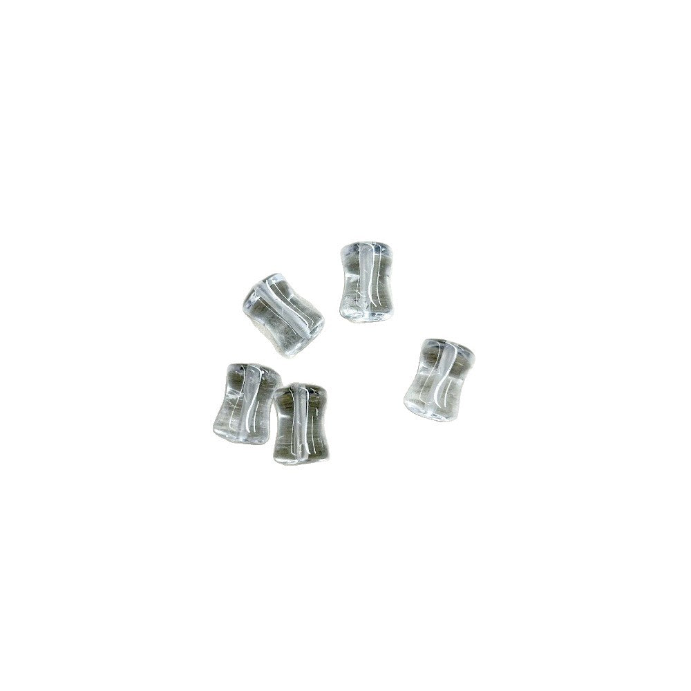 Pure Natural White Crystal Small Waist Cylindrical Engraving