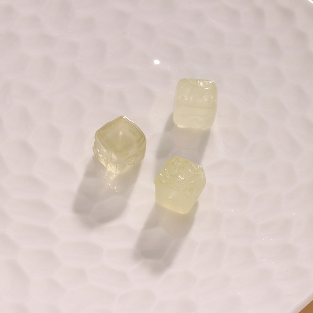 Natural Lemon Citrine Sugar Cube