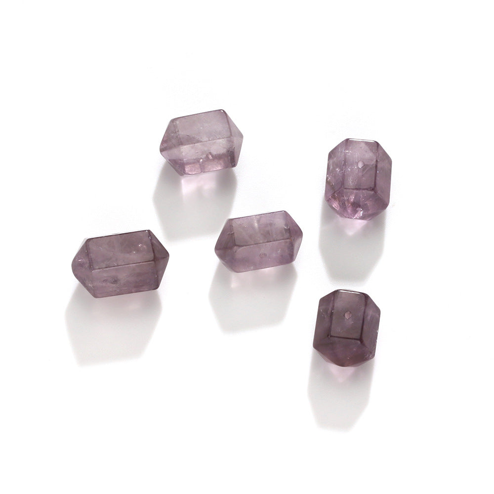 Natural Amethyst Double Spinel Rough Stone Loose Beads