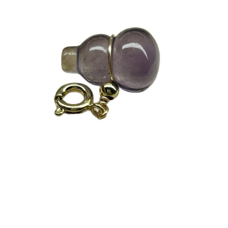 Natural Amethyst Gourd Simple and Versatile Wind Small Carry