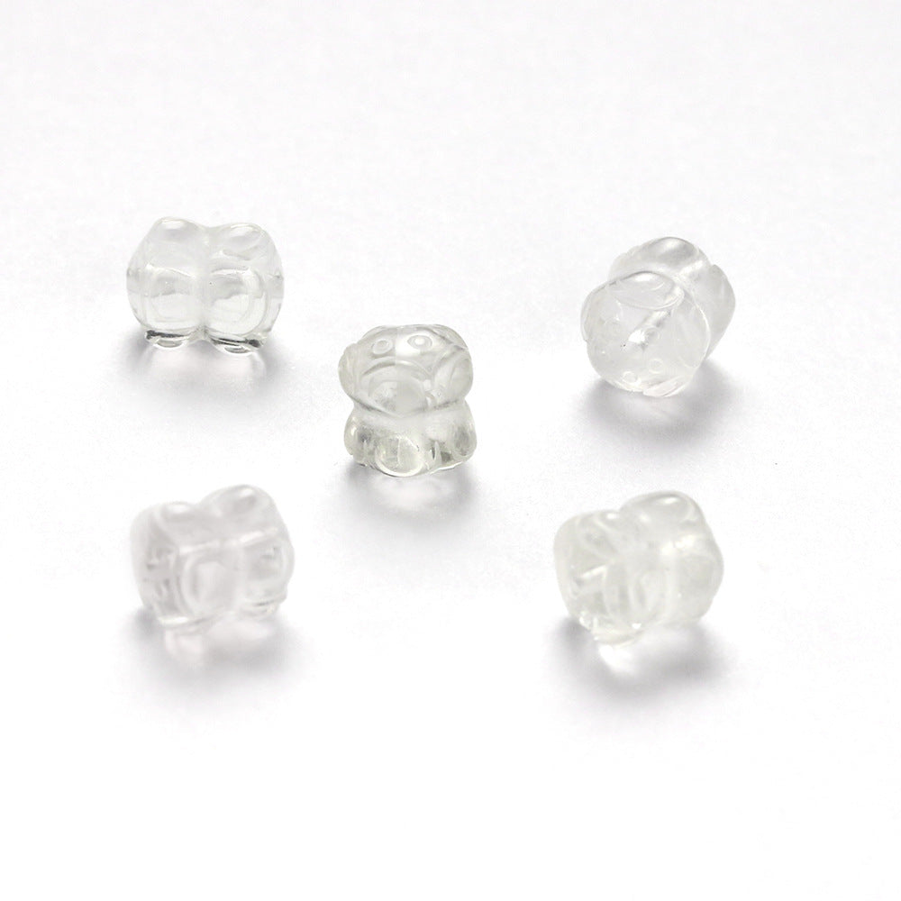 Natural Green Crystal High Transparency No Optimization and Tilian Antique Jewelry