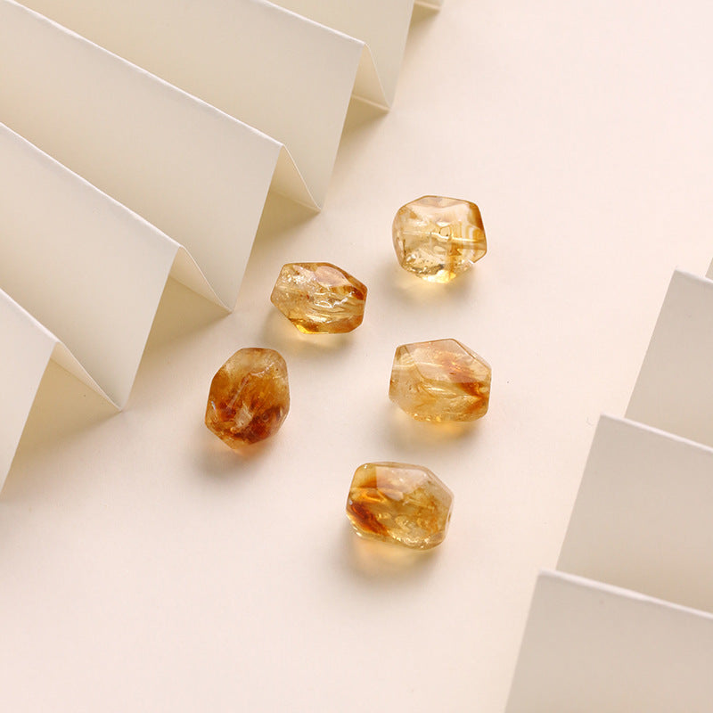 Pure Natural Huangta Crystal Loose Beads