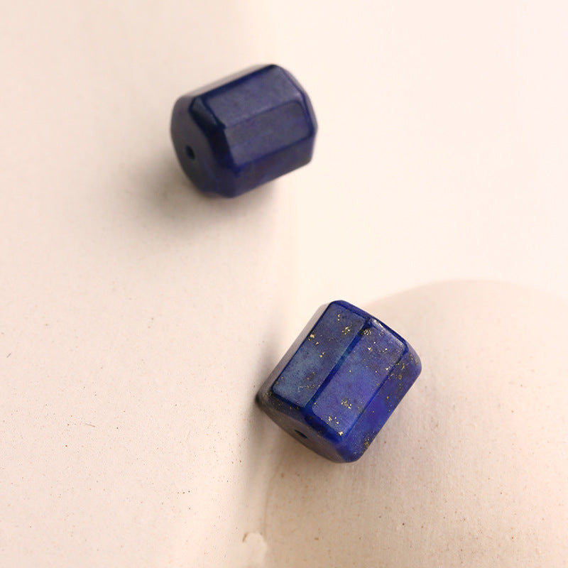 Pure Natural Lapis Lazuli Star Anise Beads No Dyeing