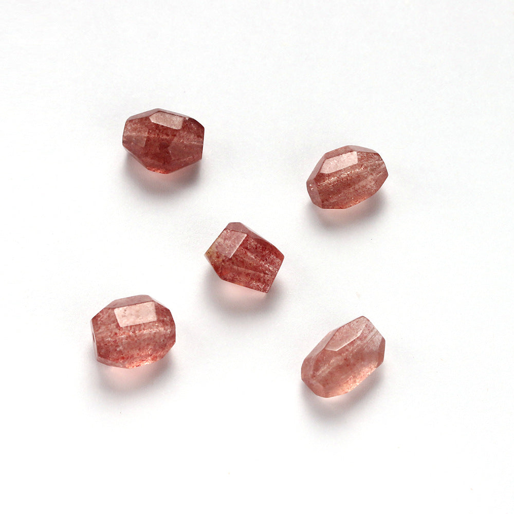 Natural Strawberry Crystal with Type Accessories