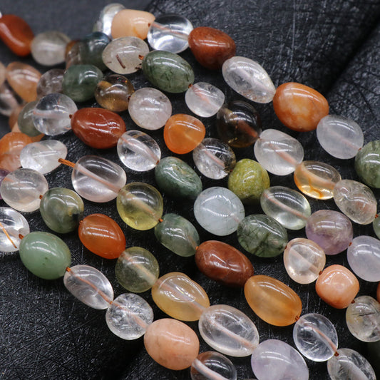 Crystal Irregular Heterogeneous Hair Crystal with Loose Beads