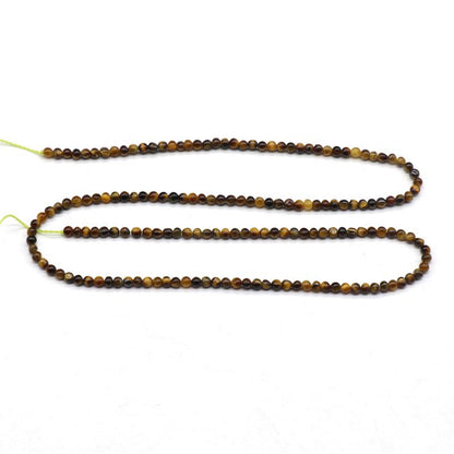Natural Crystal Agate 2mm Round Beads