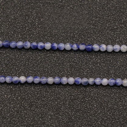 Natural Crystal Agate 2mm Round Beads