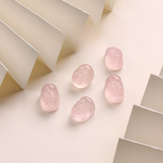 Natural Powder Crystal Trick Peach Blossom Bracelet