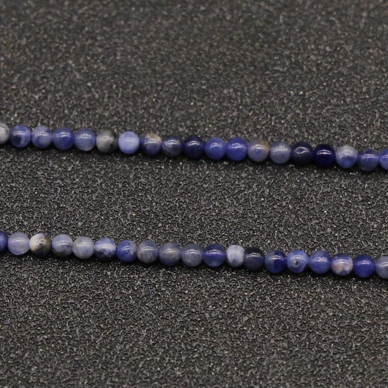 Natural Crystal Agate 2mm Round Beads