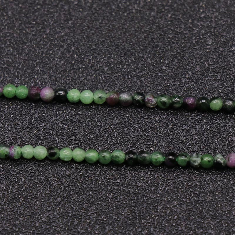 Natural Crystal Agate 2mm Round Beads