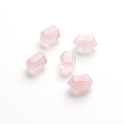 Natural Powder Crystal Double Pointed Hexagonal Crystal Column No Dyeing