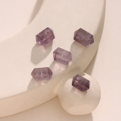 Natural Amethyst Double Spinel Rough Stone Loose Beads