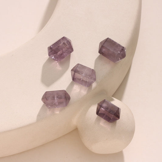 Natural Amethyst Double Spinel Rough Stone Loose Beads