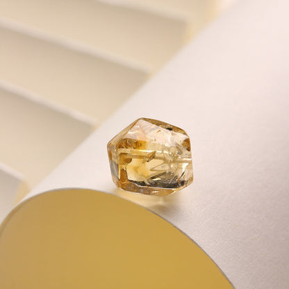 Pure Natural Huangta Crystal Loose Beads