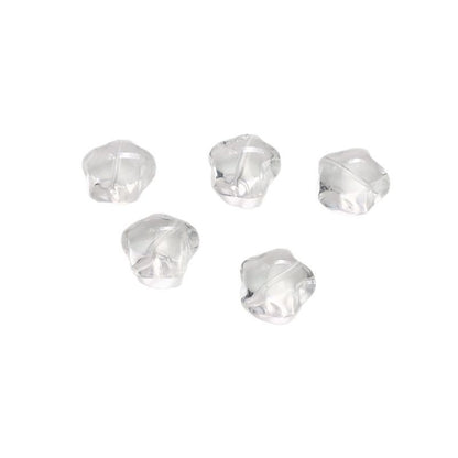 Pure Natural White Crystal Star Bracelet Beads
