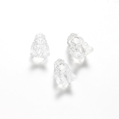 Natural White Crystal Faucet Engraving Loose Beads