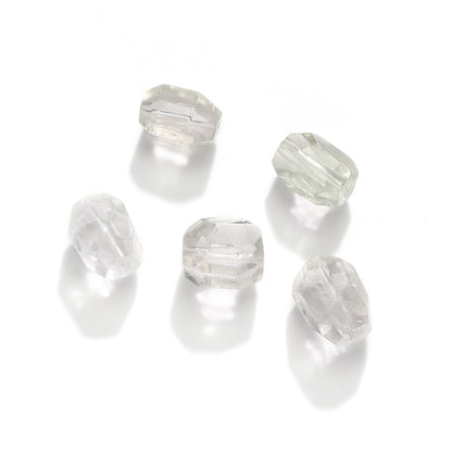 Natural Green Crystal Irregular Loose Beads