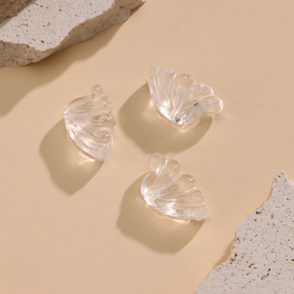 Natural White Crystal High Transparency Butterfly Wing Accessories