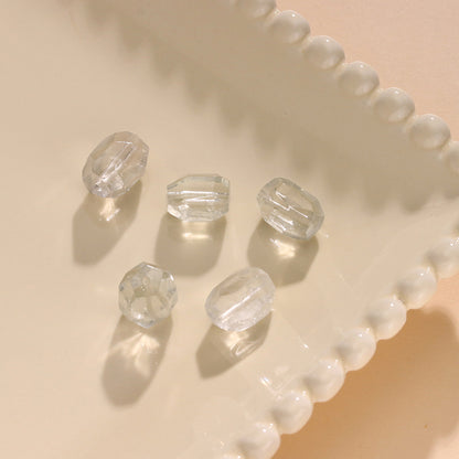 Natural Green Crystal Irregular Loose Beads