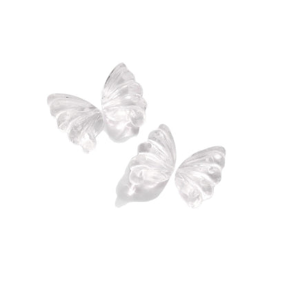 Natural White Crystal High Transparency Butterfly Wing Accessories