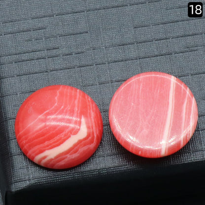 Round Ring Surface Natural Crystal Single Curved Surface Round Geometric