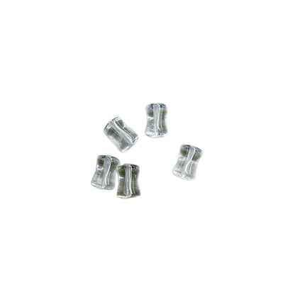 Pure Natural White Crystal Small Waist Cylindrical Engraving