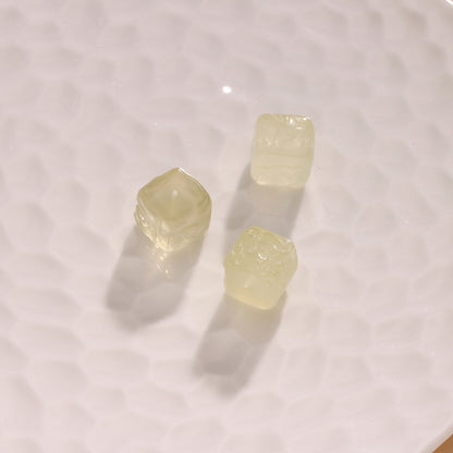 Natural Lemon Citrine Sugar Cube