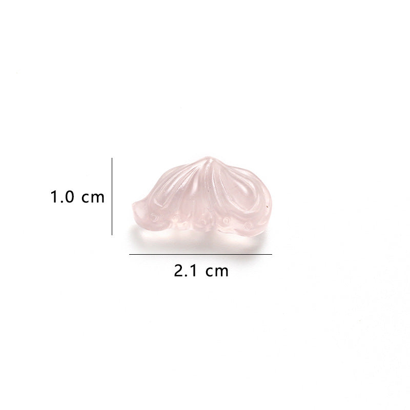 Natural Powder Crystal Butterfly Wing Carving No Dyeing