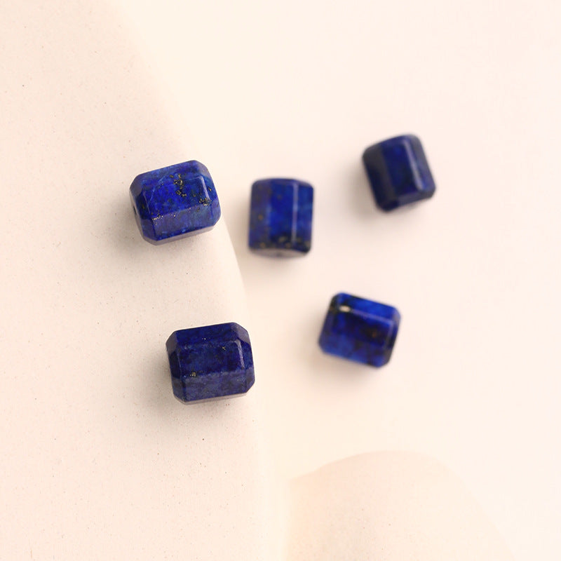 Pure Natural Lapis Lazuli Star Anise Beads No Dyeing