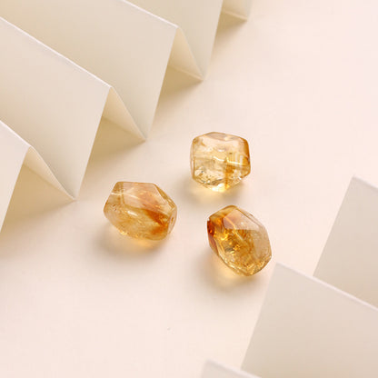 Pure Natural Huangta Crystal Loose Beads
