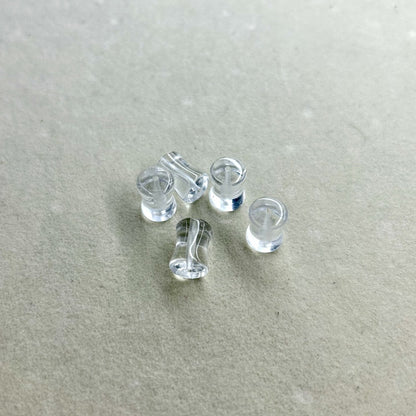 Pure Natural White Crystal Small Waist Cylindrical Engraving
