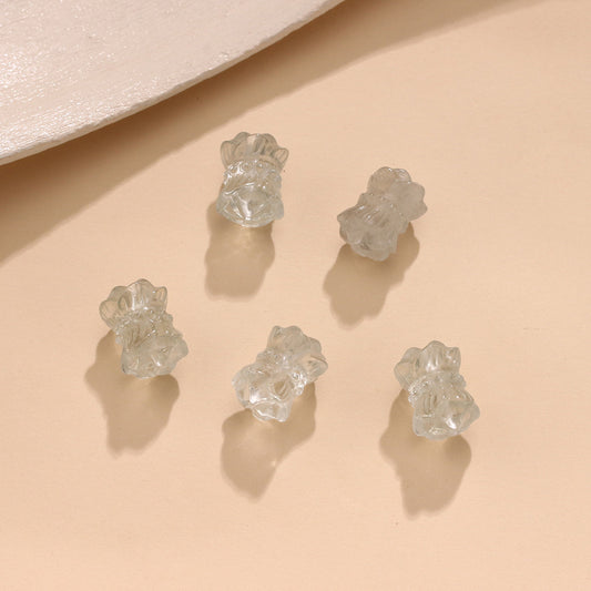 Natural Green Crystal Batilian Bead