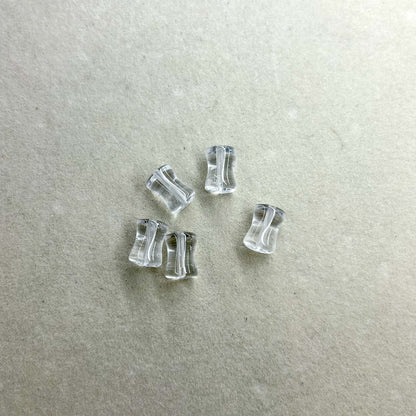 Pure Natural White Crystal Small Waist Cylindrical Engraving