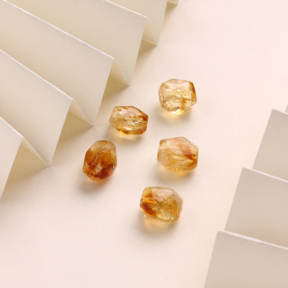 Pure Natural Huangta Crystal Loose Beads