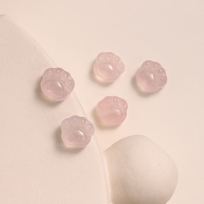 Natural Powder Crystal Cat Claw Jewelry Crystal Accessories