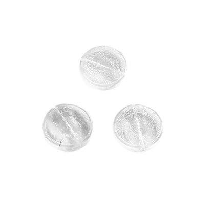 Tibetan Zakiram Amulet Natural White Crystal Lucky Prayer
