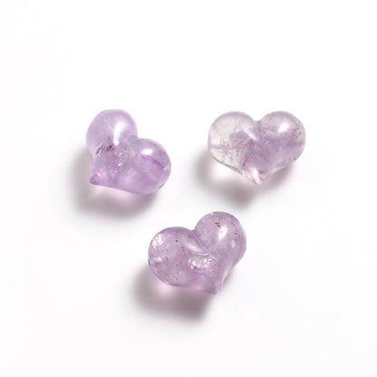 Natural Lavender Amethyst Love Peach Shape Non-dyeing